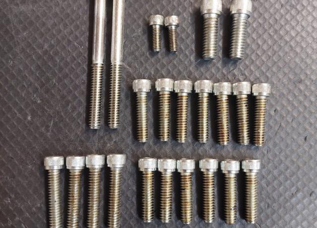 Triumph T120 / T140 Engine Allen Screw Set 1969-87