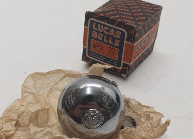 Lucas Bicycle Bell No. 3. 2 3/16" Dome