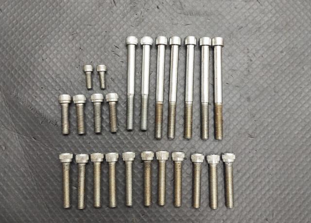 Triumph 350 / 500 Motor Imbusschrauben Set 1957-68
