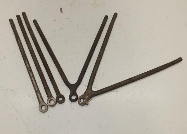 AJS V Twin Cylinder Tie Rods used 1920
