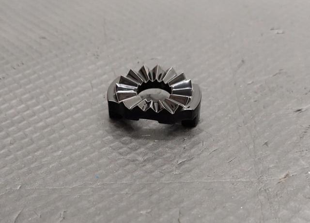 Norton Footrest Tube. Serrated End. RHS