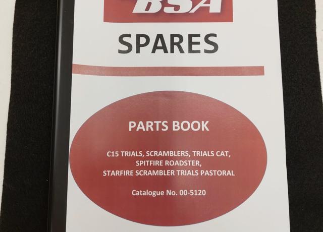 BSA C15 Parts Book Trials/Scrambler, Teilebuch 1965