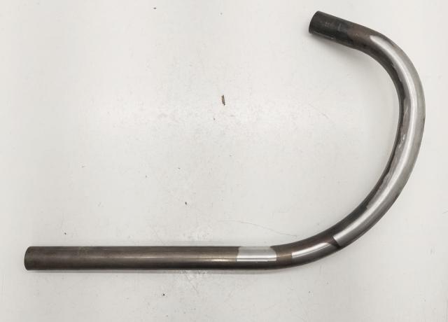 Matchless G3L WD Exhaust Pipe under Footrest 1 1/2" unchromed 1946-48
