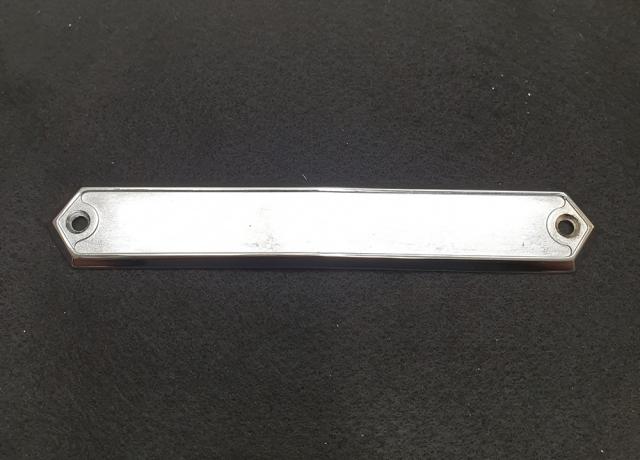 Triumph Platte f. Namensschild Chrom