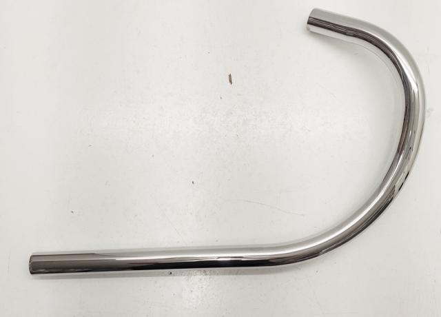 Matchless 350 Exhaust Pipe under Footrest 1 1/2" chrome 1946-48