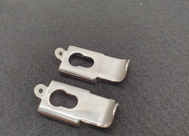 Vincent Torque Arm Clips Stainless Pair