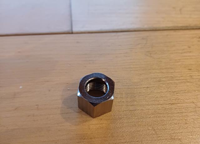 Vincent Uniton Nut 1/4" BSP for 5/16" Pipe brass nickle plated