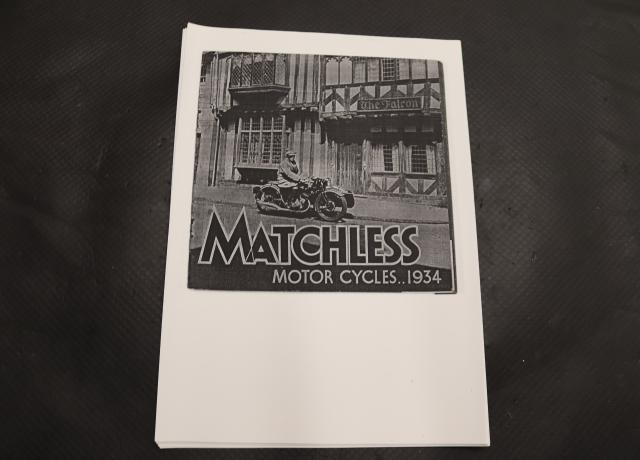 Matchless Motor Cycles Catalogue 1934