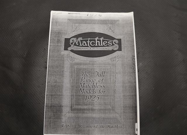 Matchless Models Catalogue for 1925 copy