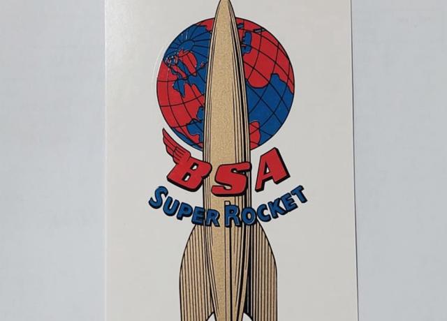 BSA Tank Top / Panel Transfer 1958/63