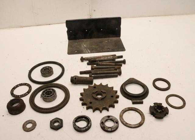 Assorted used Velocette parts 