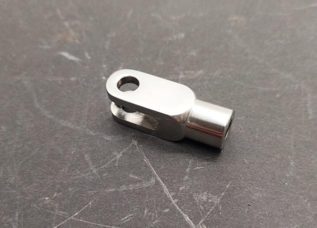 AJS/Matchless End Yoke for Brake Rod 1941-56 Polished Stainless