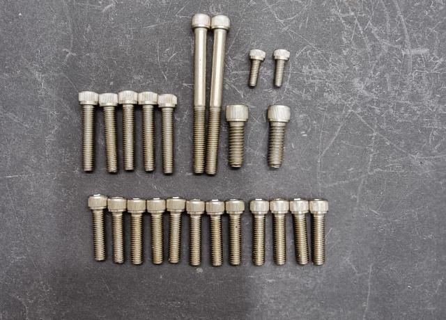 Triumph 350/500cc Allen Screw / Cap Screw Engine Set 1969- 