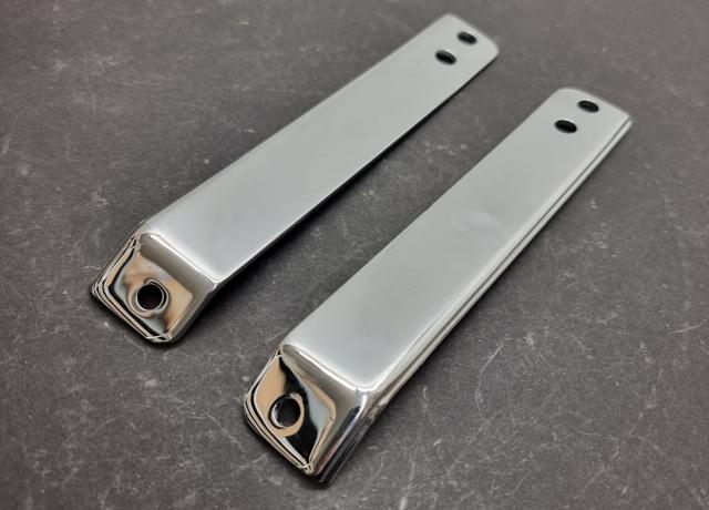 BSA Mudguard Center Stay Pair. chrome with bend