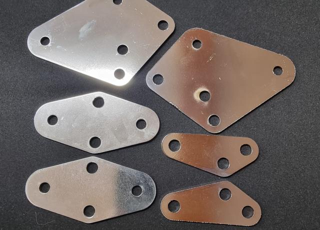 Norton Commando Silencer Mounting Bracket Set Chrome