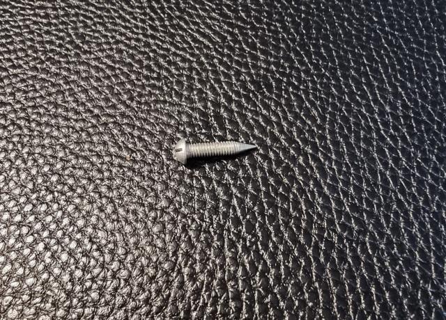 Triumph T150 Screw Pointer Timing Cover Badge