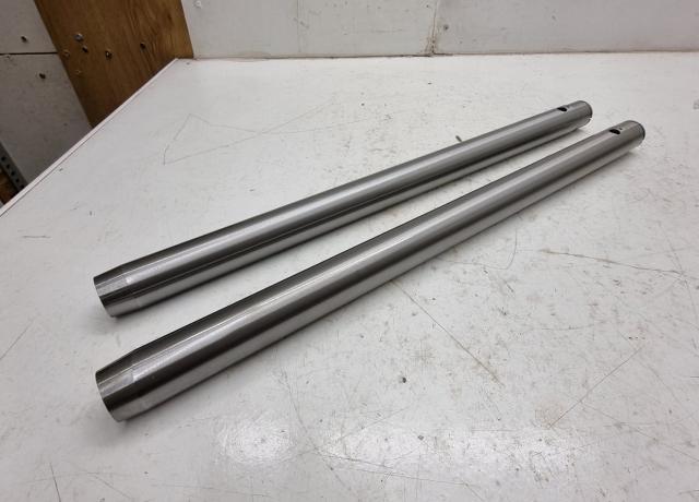 Norton Dominator / Short Road Holder Fork Stanchions not hard chromed