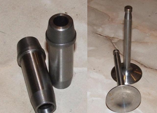 Norton Inlet & Exhaust Valve 1935-1963 ES2 / Mod.18  price per pair  Mod. 18 Es2,500T 1955-1958 Inlet. 