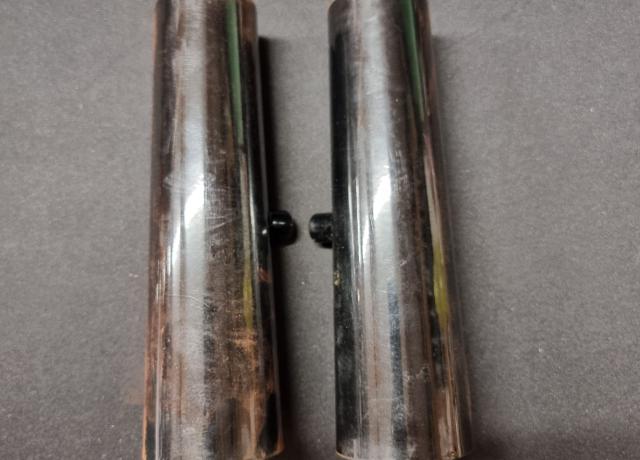 Velocette MSS. Scrambler Front Fork Shroud Pair