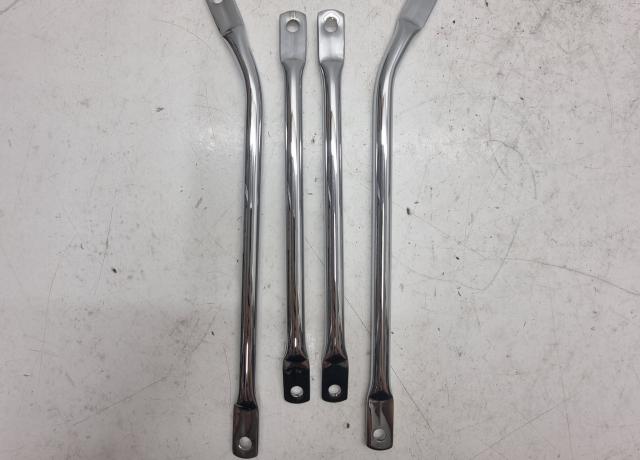 BSA A65 Front Mudguard Stay Set Chromed