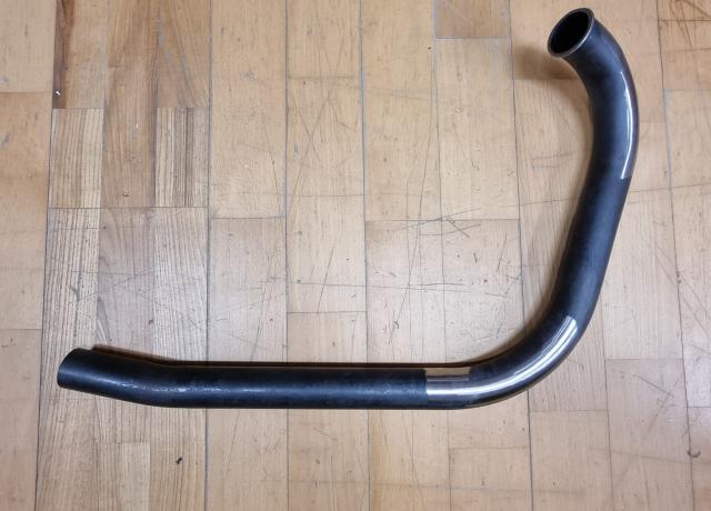 Sunbeam M9 Exhaust Pipe 1928-1930. 1 3/4" 44mm. Left Hand Side. Bore Metal