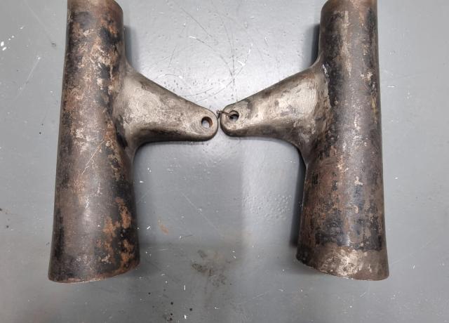 Ariel 350 500 Headlight / Headlamp Brackets Pair used