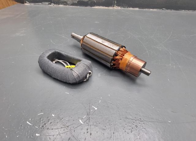 AMC. Norton. Triumph 12V Dynamo Armature Lucas Repl. and Dynamo. Field Coil 12V