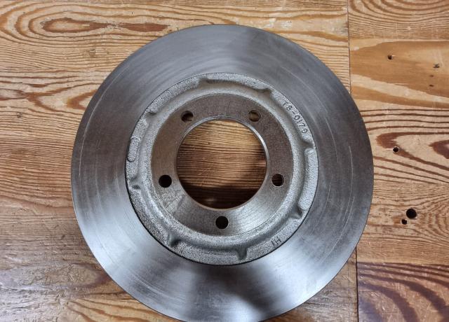 Triumph Morris Wheel. 5 Hole Brake Disc. Hard Chromed.