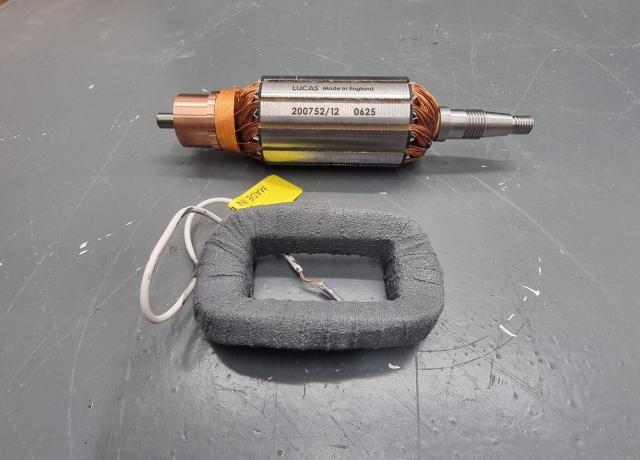 Lucas Replica 12V Dynamo Armature 60W + 12V Field Coil 