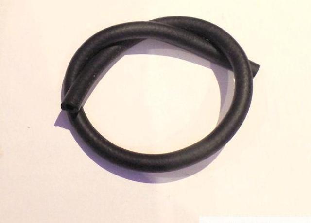Petrol Pipe. Oil Pipe, Tube. 0,5 m long. black rubber. ID 6 mm 