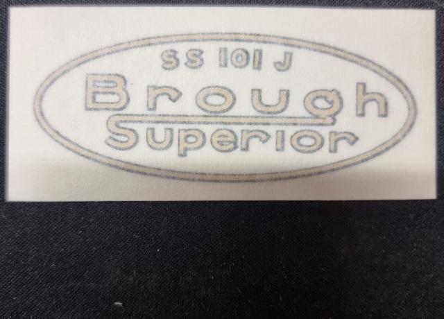 Brough Superior Sticker SS 101 J
