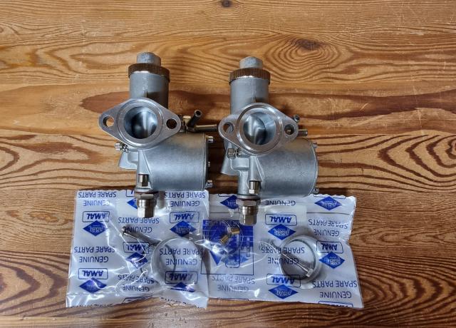 Amal Triumph T120 Carburettor Pair. 1962-1963. STD