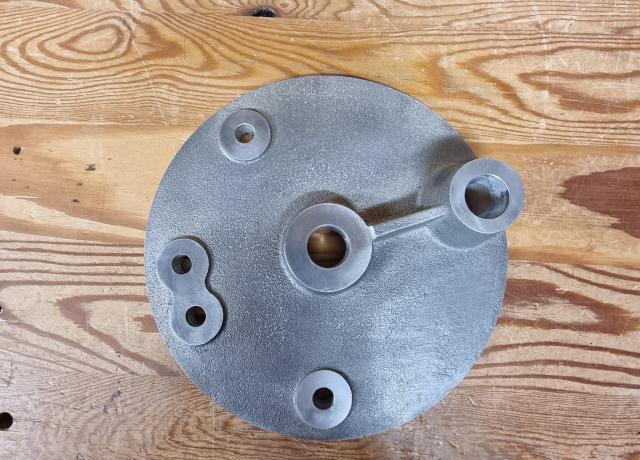 Vincent Brake Plate Rear. Light Alloy