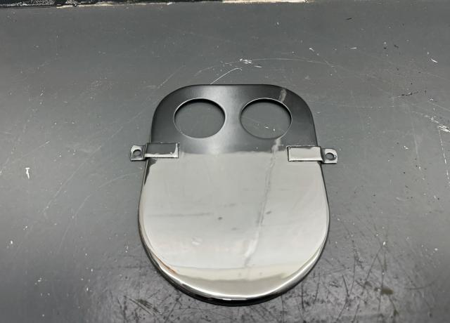 Norton. Air Filter Front Plate Chrome Plated.