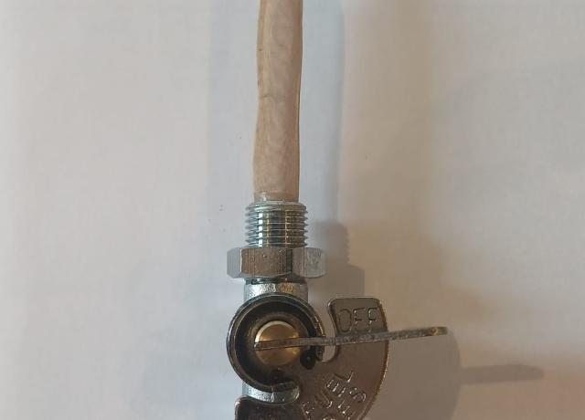 Petrol Tap (Position Indicator) 1/4-1/4 BSP  Triumph, BSA, Norton  ON-OFF-Reserve