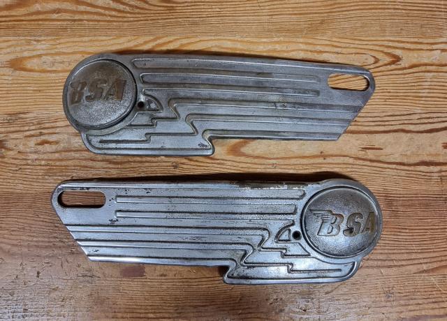 BSA Petrol Tank Badge Pair used.
