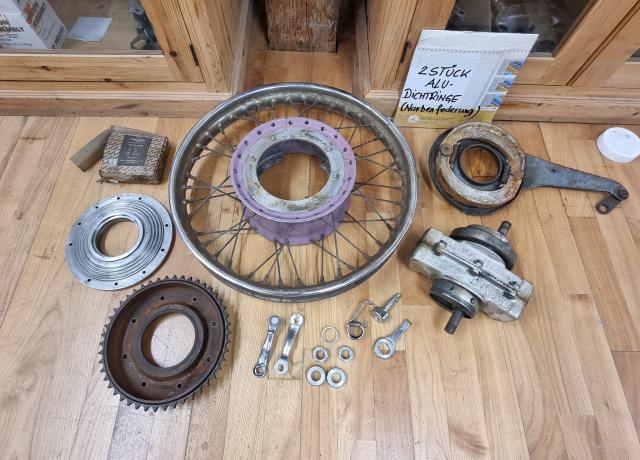 Triumph Wheel Parts used. 