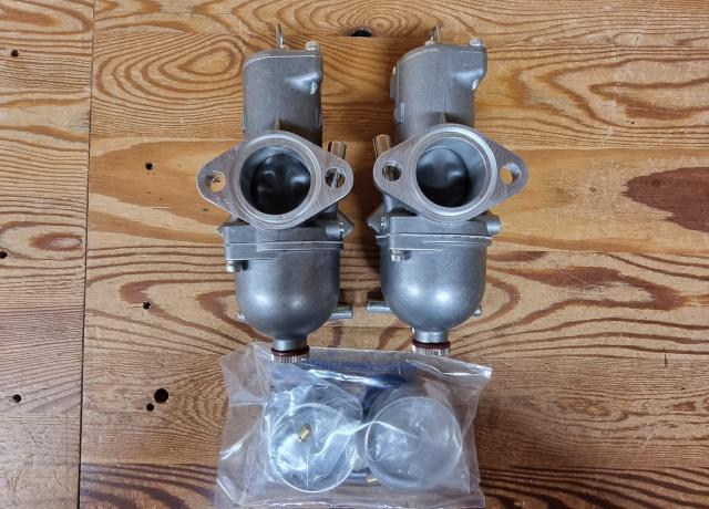 Amal. Royal Enfield Interceptor. Carburettor Pair Premium. STD. 1967-1968. 