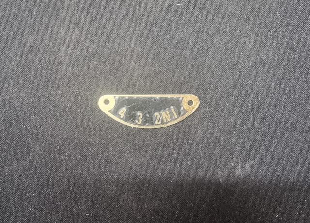 Gear Indicator Plate Triumph 