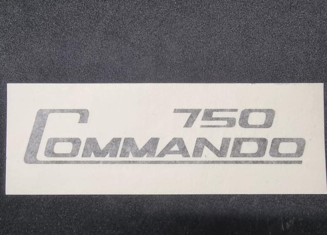 Norton 750 Commando Decal / Sticker. Black. Vinyl 