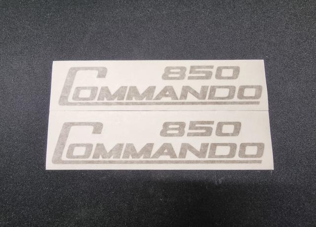 Norton Commando 850 Side Panel Sticker, Gold /Pair