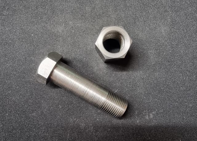 Brough Superior. Gearbox Mounting Bolt and Nut. late. 