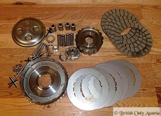 BSA Swinging Arm Clutch compl.A7/A10,B31,B32,B33,B34,Gold Star
