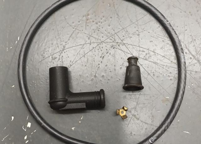 incl. Spark Plug Cap 5 Ohm resistance  Contact Clip  Rubber Cover  Ignition lead 0,5 m long