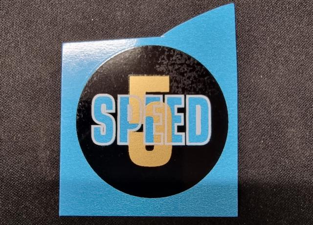 Triumph T150 Trident "5 Speed" Sticker.