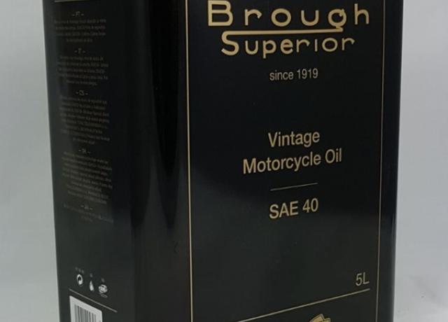 Brough Superior Vintage Motorcycle Oil SAE 40. 5L