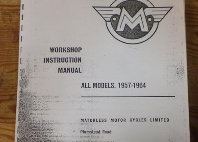 Matchless Workshop Manual-1957/64 Models