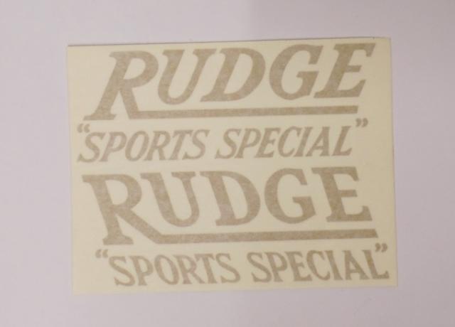 Rudge Sports Special Abziehbilder Paar