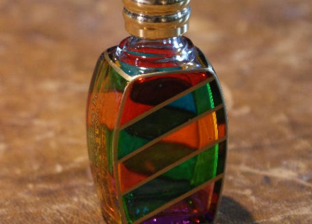 Brough Superior Venetian Glass Perfume Bottle. From in Murano