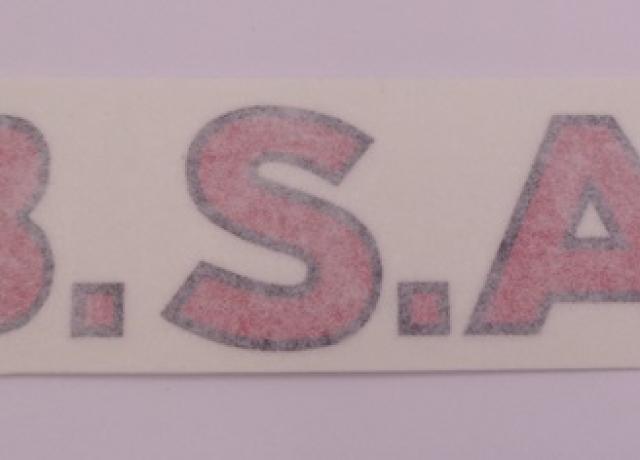 BSA Tank Sticker 1914/29